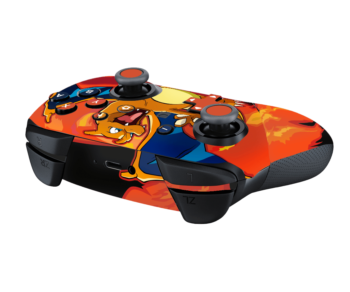 Pokemon Charizard Skin Nintendo Switch Pro Controller Xonebrand