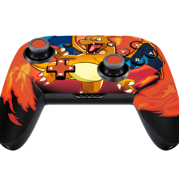 Pokemon Charizard Skin Nintendo Switch Pro Controller Xonebrand