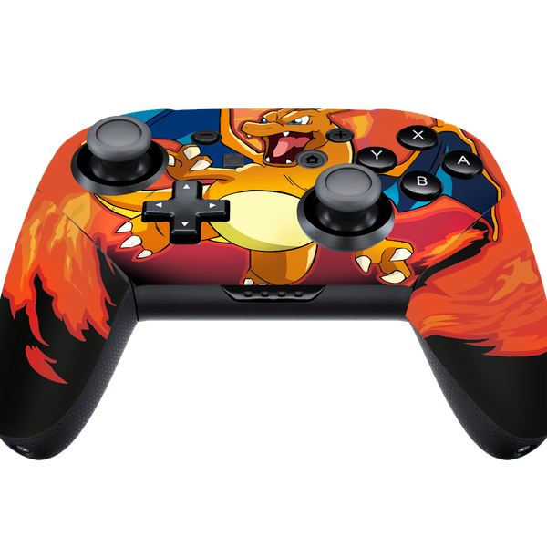 Pokemon Charizard Skin Nintendo Switch Pro Controller