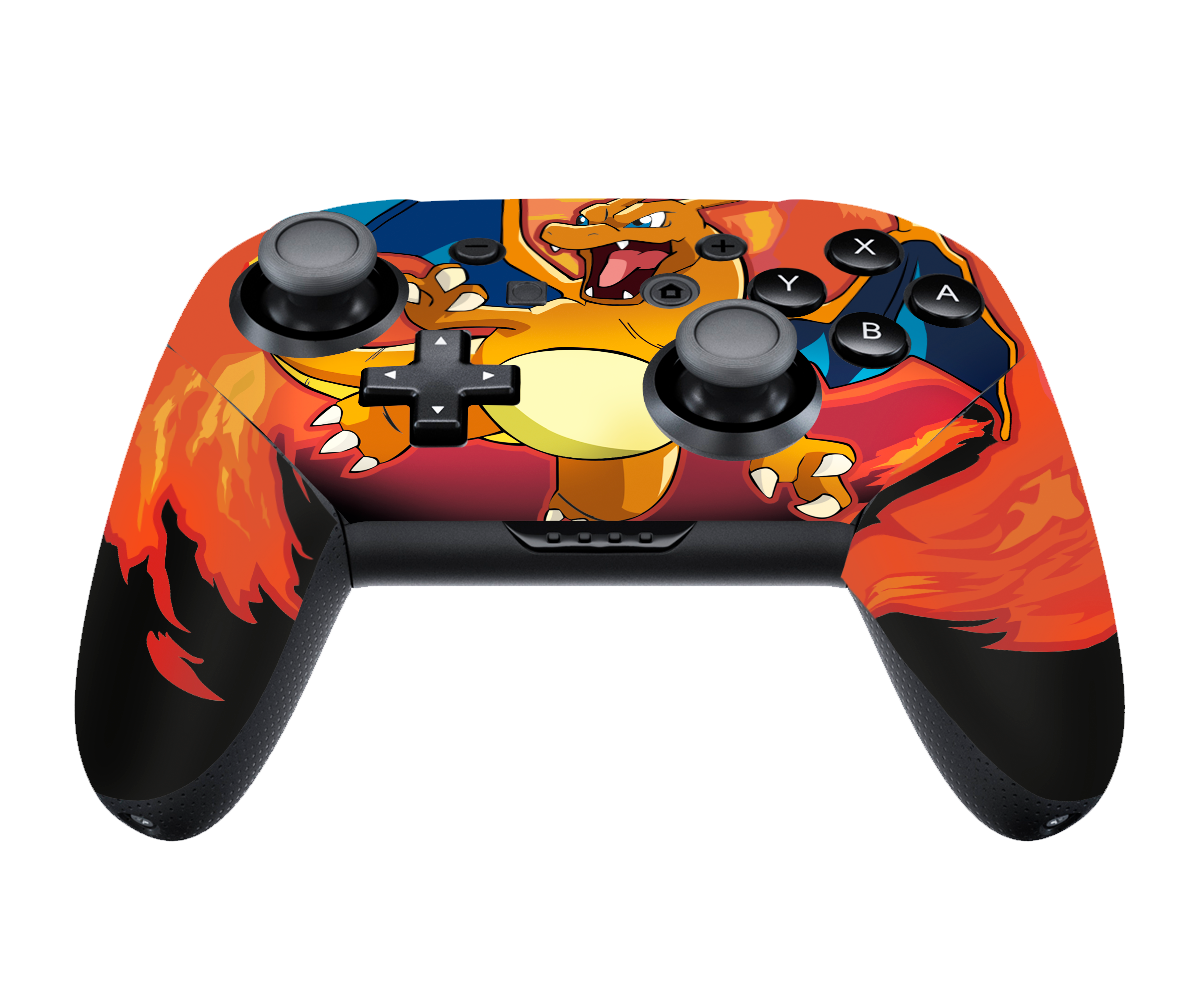 Pokemon Charizard Skin Nintendo Switch Pro Controller