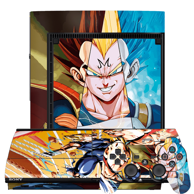 Dragon Ball Vegeta PS3 Super Slim Skin