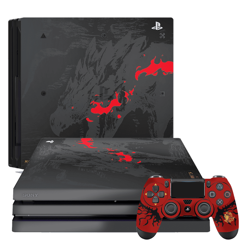 Edición Monster Hunter Skin Playstation 4 Pro Xonebrand