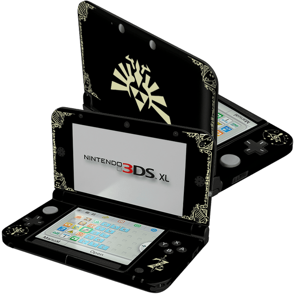 Zelda Black Skin Nintendo 3Ds XL (2012)