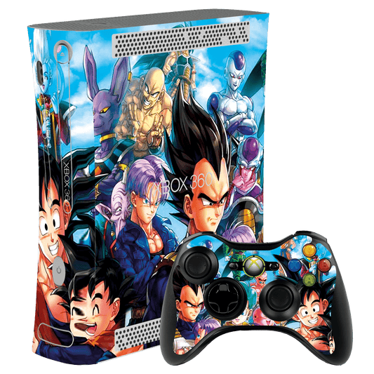 Dragon Ball Xbox 360 Fat Bundle Skin