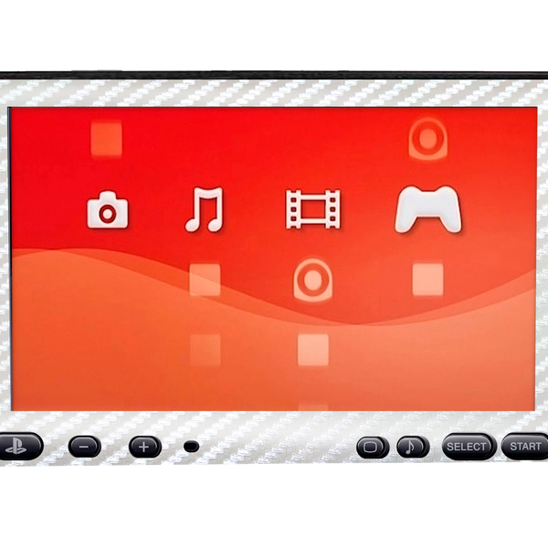Fibra Carbono Blanco Skin Playstation Portable (PSP)