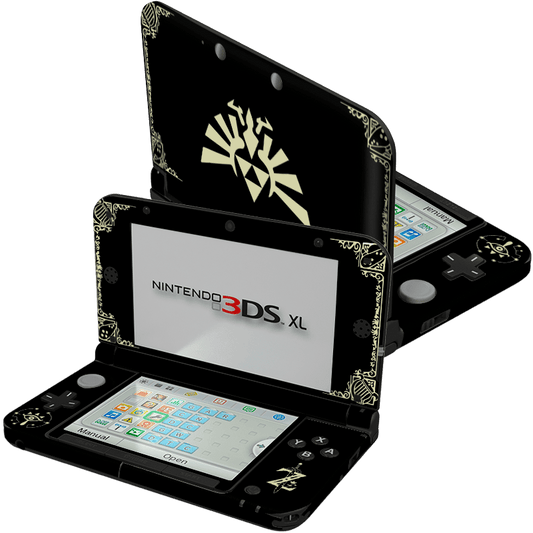 Leyenda de Zelda Black Nintendo 3DS XL 2015 Skin