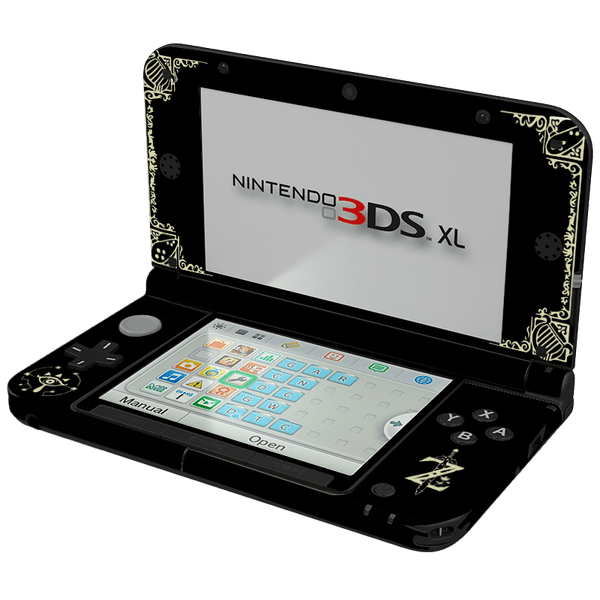 Zelda Black Skin Nintendo 3Ds XL (2012)
