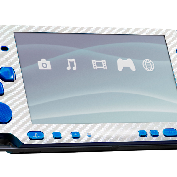 Fibra Carbono Blanco Skin Playstation Portable (PSP)
