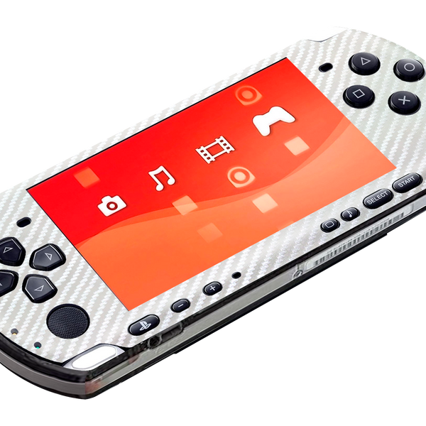 Fibra Carbono Blanco Skin Playstation Portable (PSP)