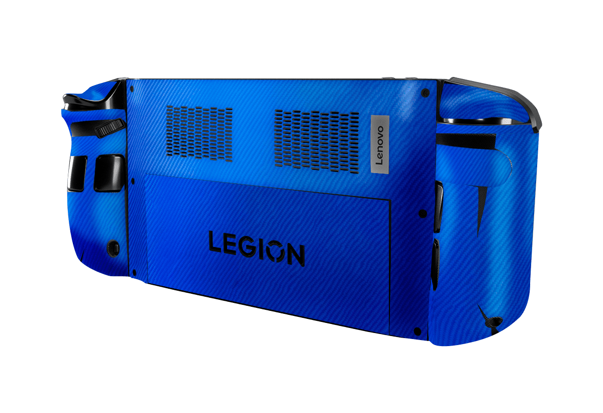 Fibra Carbono Azul Lenovo Legion Go Skin