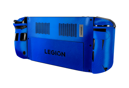 Fibra Carbono Azul Lenovo Legion Go Skin