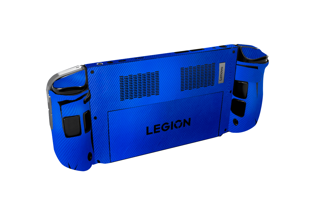 Fibra Carbono Azul Lenovo Legion Go Skin