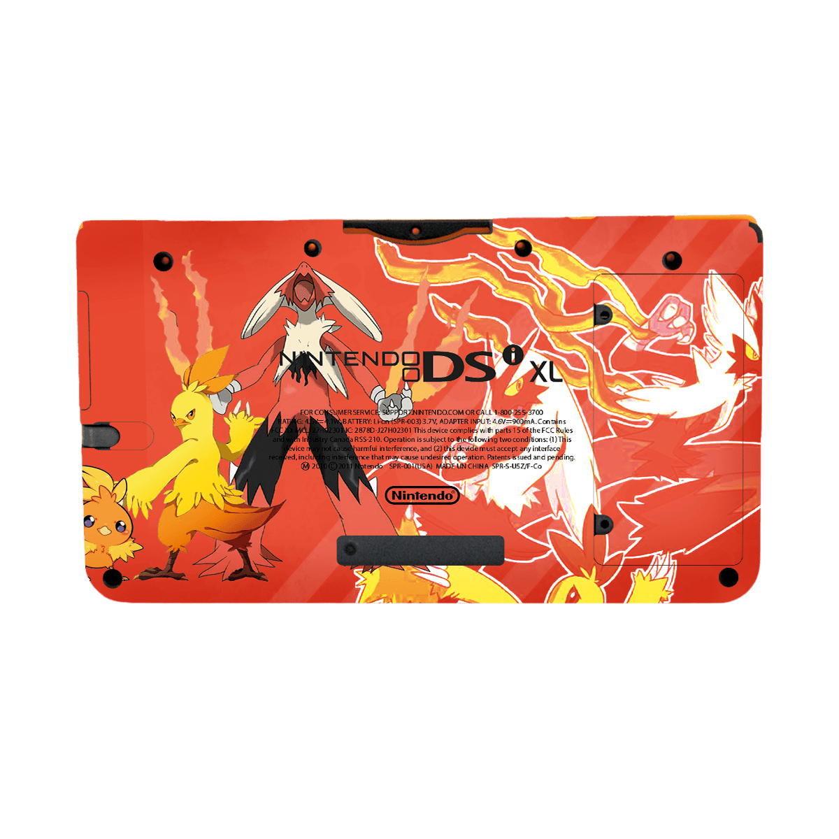 Pokemon Torchic Nintendo DSI XL 2010 Skin