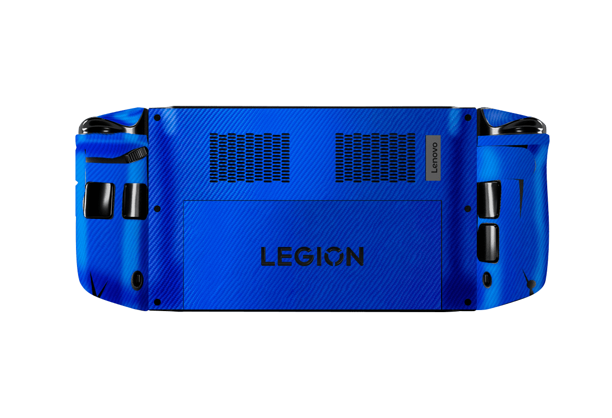 Fibra Carbono Azul Lenovo Legion Go Skin