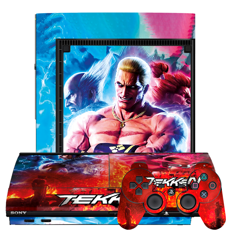 Tekken Skin Playstation 3 Super Slim Xonebrand