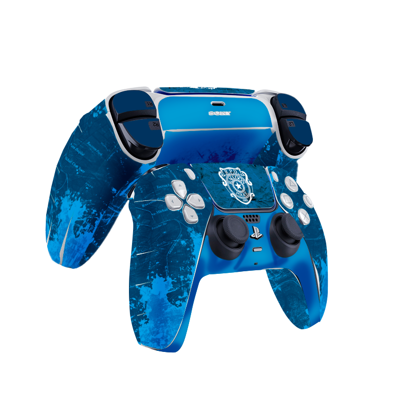 Resident Evil R.P.D Skin Playstation 5 DualSense Full Xonebrand