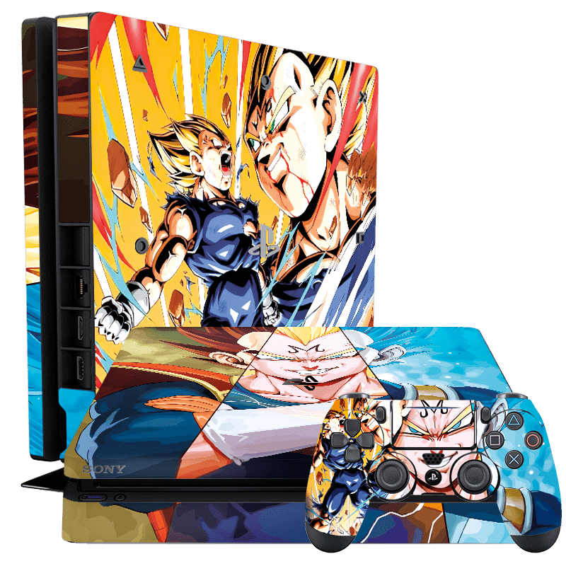 Dragon Ball Vegeta Skin Playstation 4 Slim Xonebrand