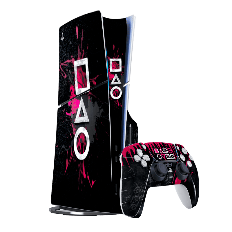 Game Over PS5 Slim Bundle Skin