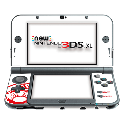 Super Mario White Nintendo New 3DS XL Skin