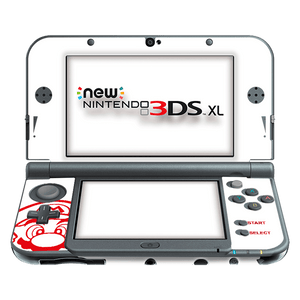 Super Mario White Nintendo New 3DS XL Skin