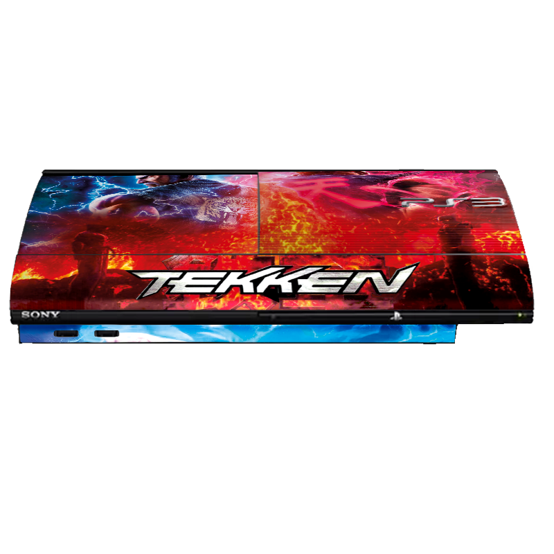 Tekken Skin Playstation 3 Super Slim Xonebrand