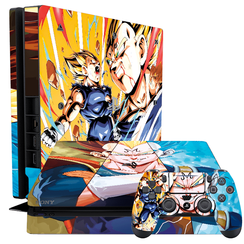 Dragon Ball Vegeta PS4 Slim Bundle Skin