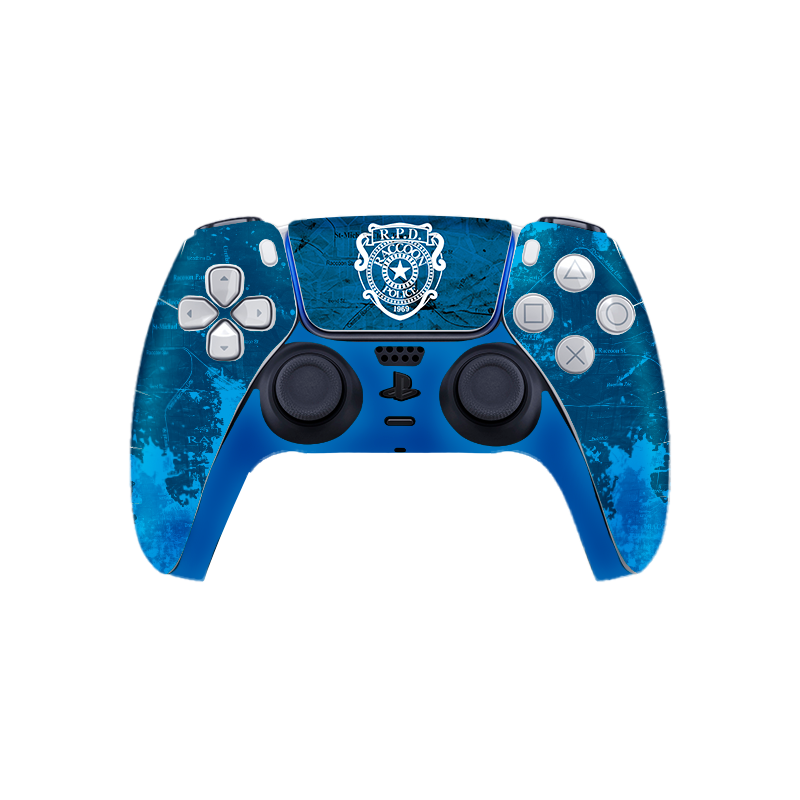 Resident Evil R.P.D Skin Playstation 5 DualSense Full Xonebrand