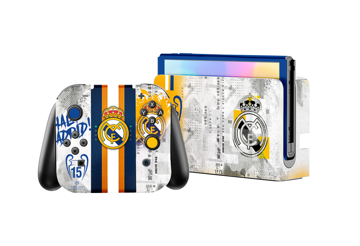 Real Madrid Nintendo Switch Oled (2021) Skin