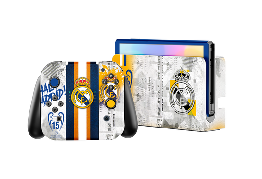 Real Madrid Nintendo Switch Oled (2021) Skin