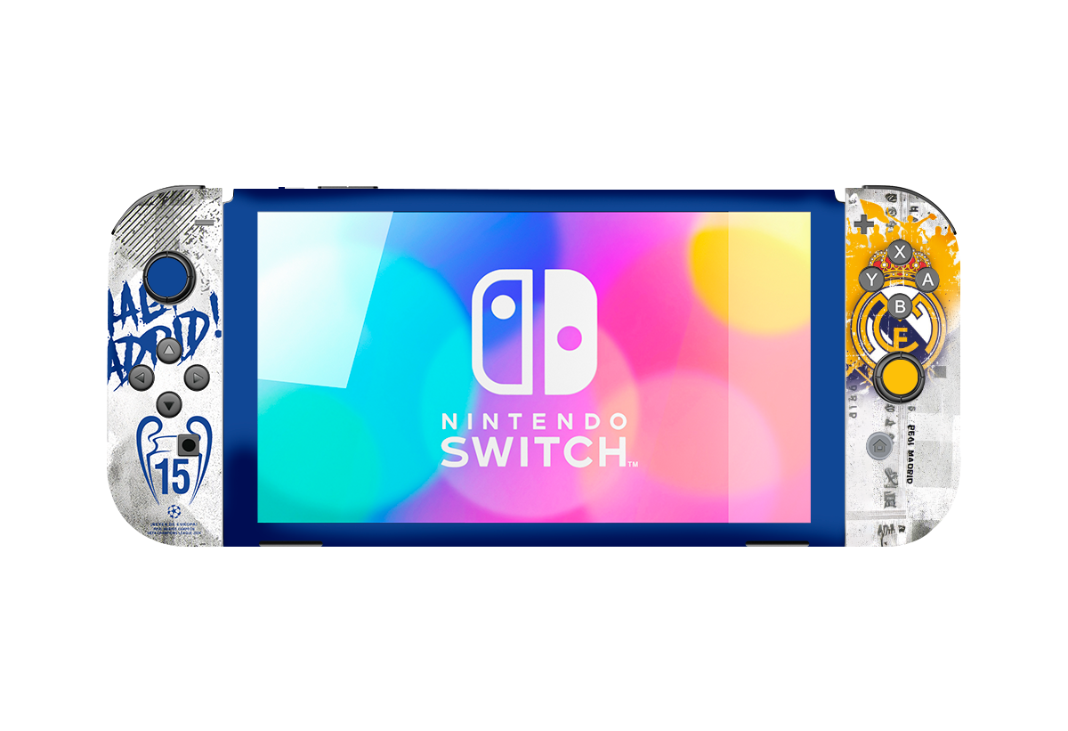 Real Madrid Nintendo Switch Oled (2021) Skin