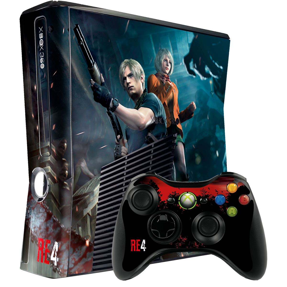 Resident Evil 4 Skin Xbox 360 Slim Xonebrand