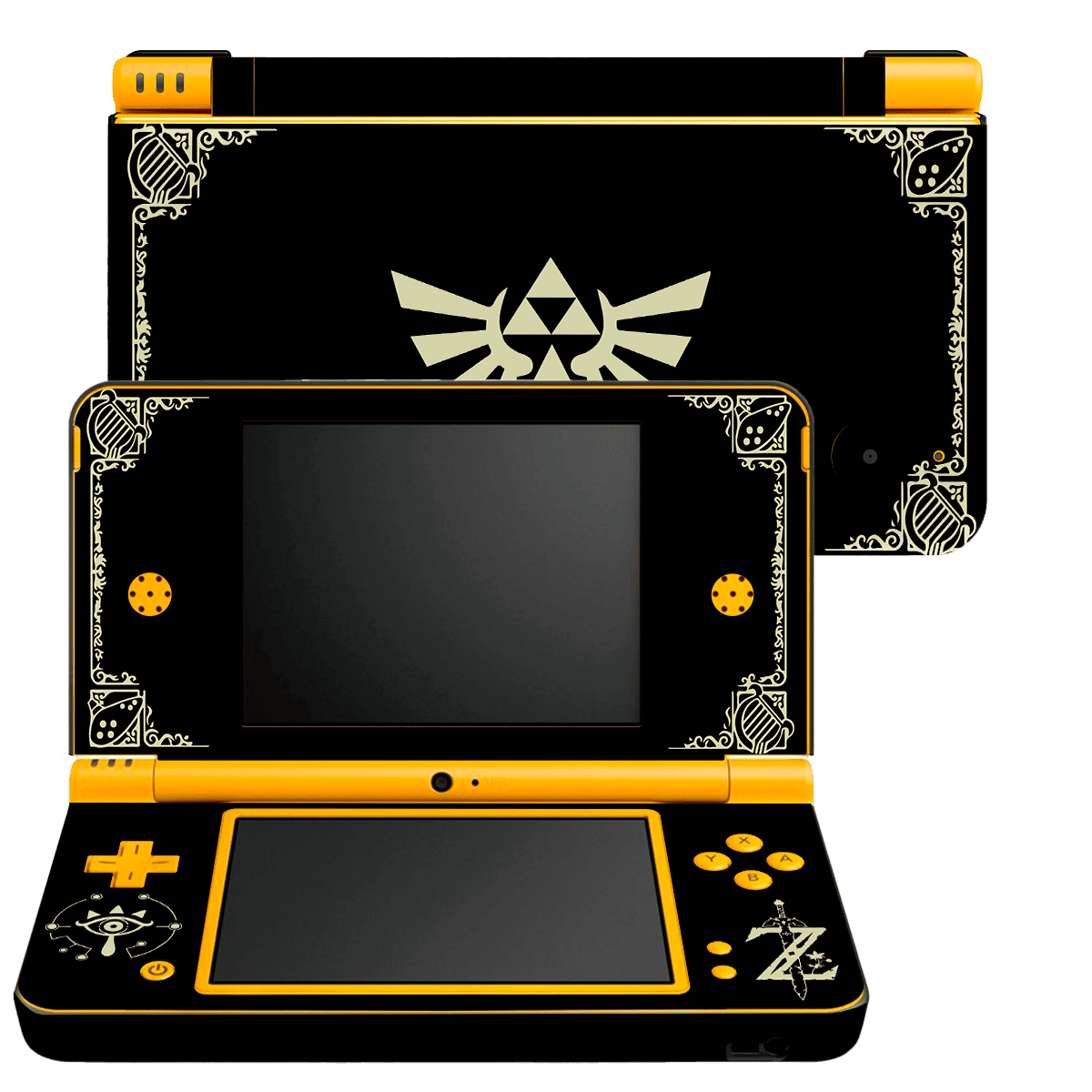 Zelda Black Skin Nintendo DSi XL (2009) Xonebrand
