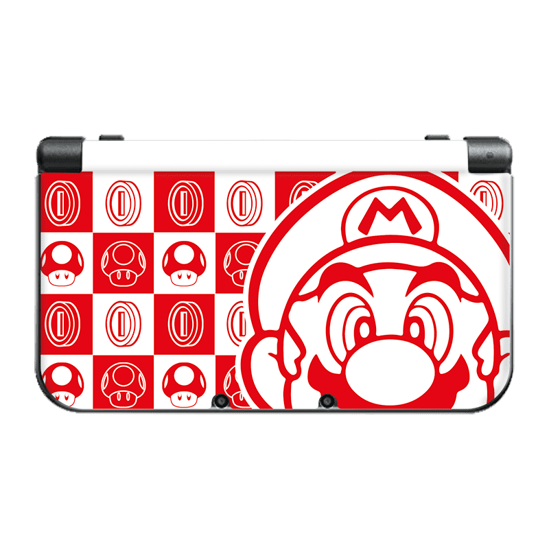 Super Mario White Nintendo New 3DS XL Skin