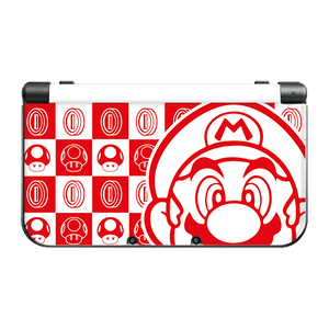 Super Mario White Nintendo New 3DS XL Skin