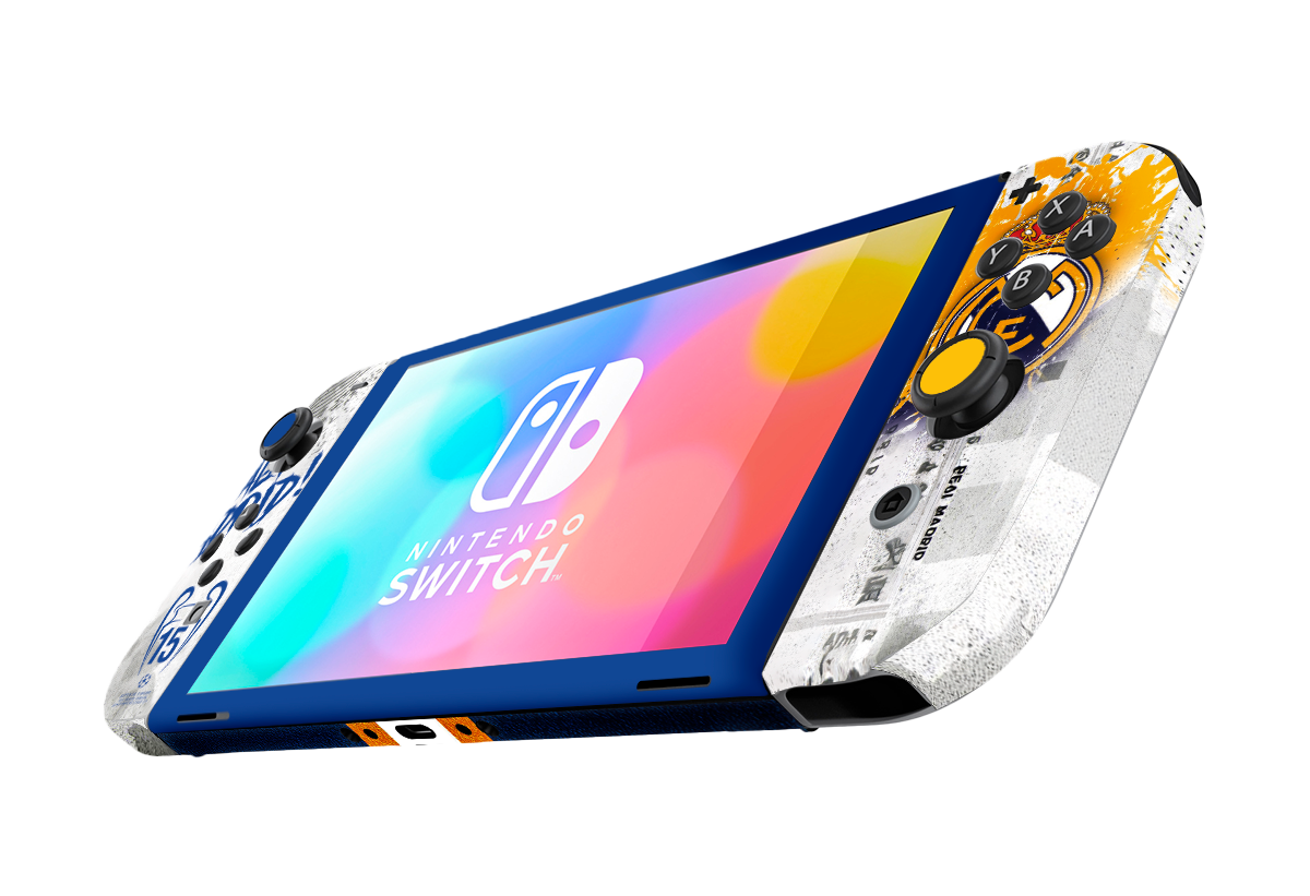 Real Madrid Nintendo Switch Oled (2021) Skin