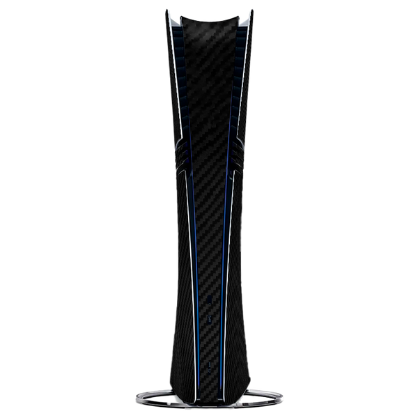 Capa de fibra de carbono preta para Playstation 5 Pro