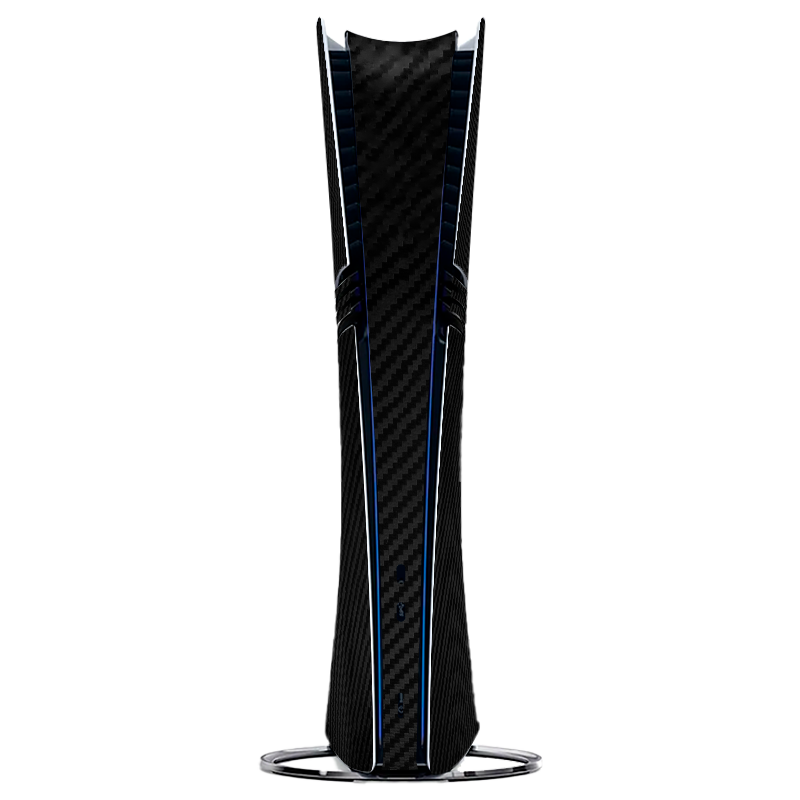 Fibra Carbono Negro Skin Playstation 5 Pro Xonebrand