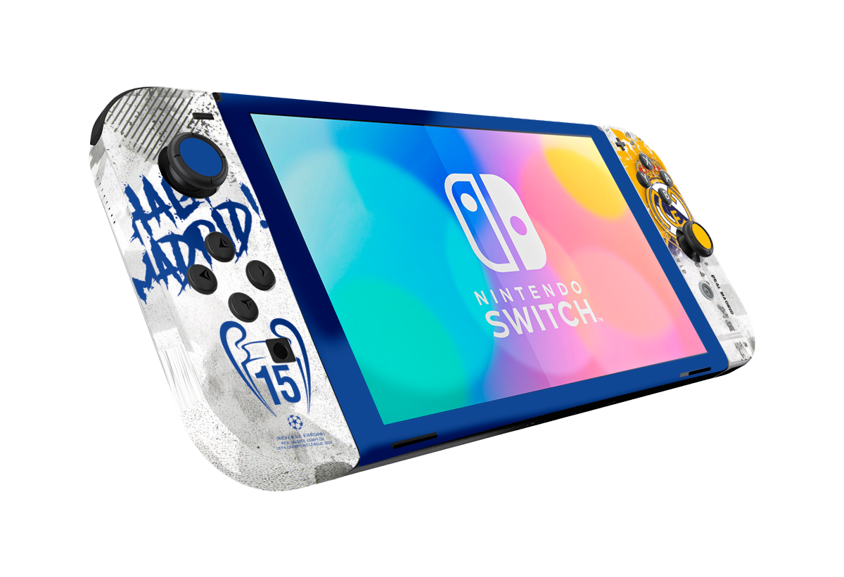 Real Madrid Nintendo Switch Oled (2021) Skin