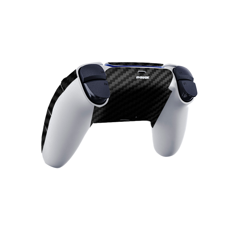 Capa de fibra de carbono preta para Playstation 5 Pro