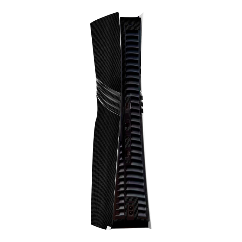 Fibra Carbono Negro Skin Playstation 5 Pro Xonebrand