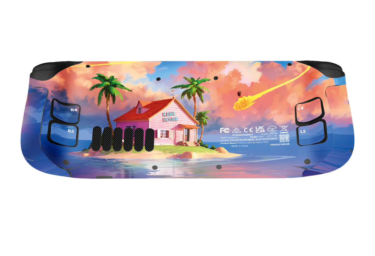 Dragon Ball Kame House Steam Deck Skin Xonebrand