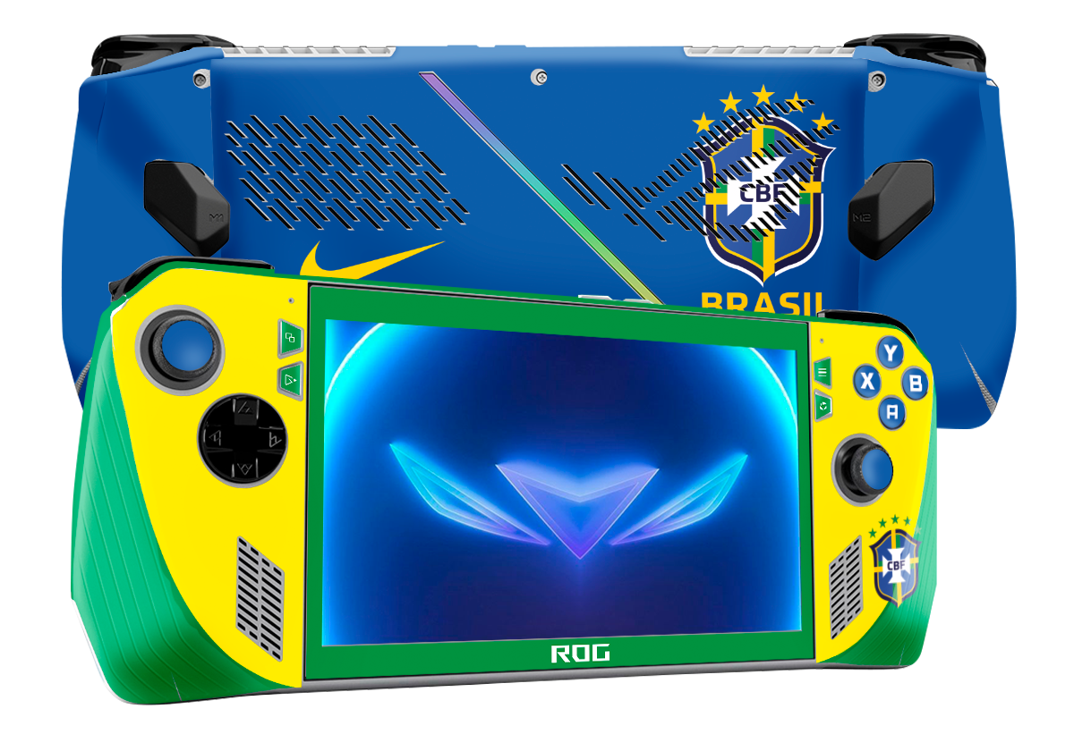Selección Brasil Skin Asus Rog Ally Xonebrand