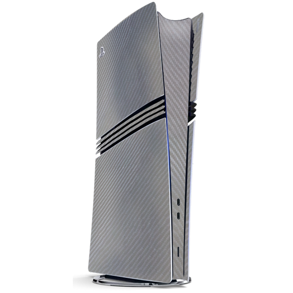 Fibra Carbono Gris Skin Playstation 5 Pro