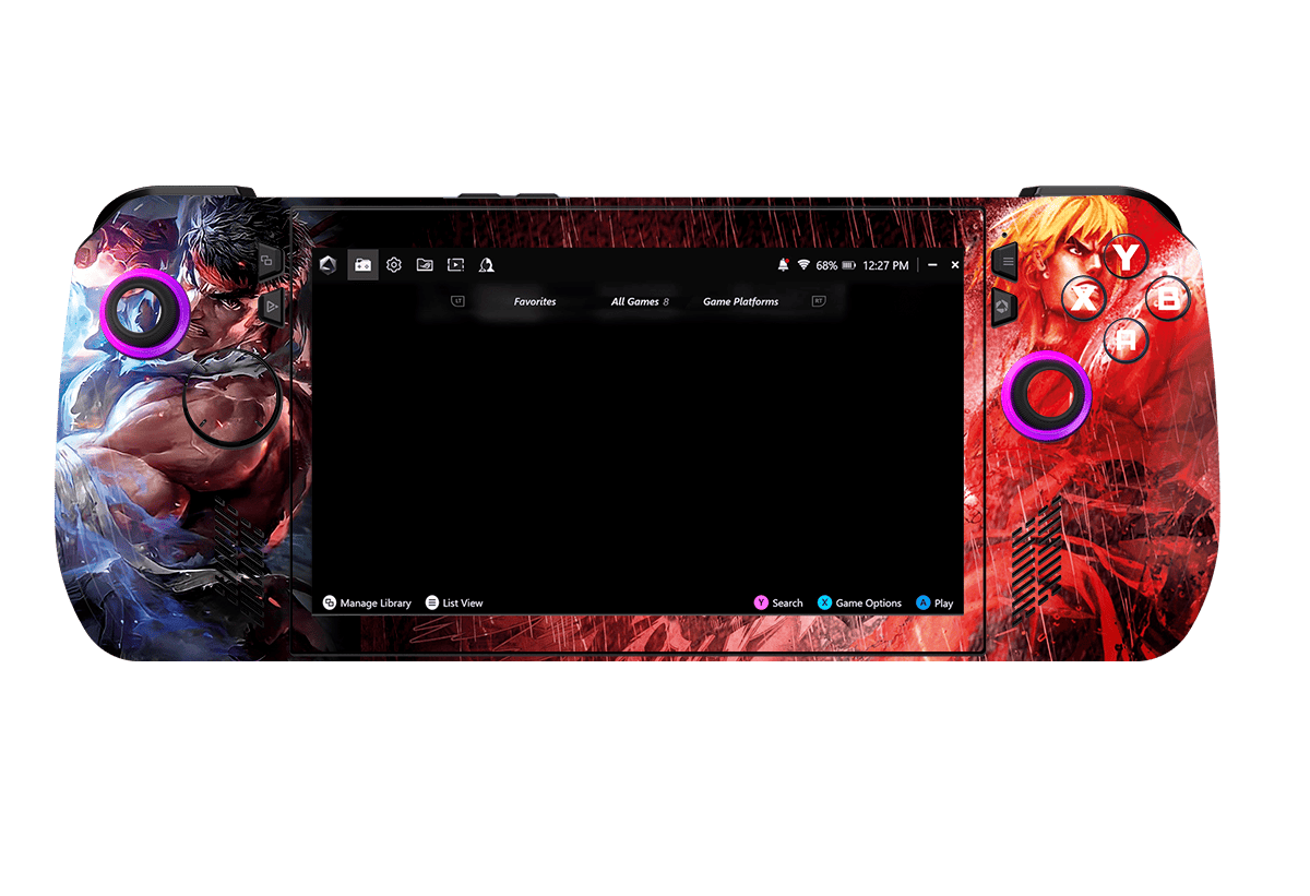Skin para ASUS Rog Ally X edición Street Fighter – Xonebrand