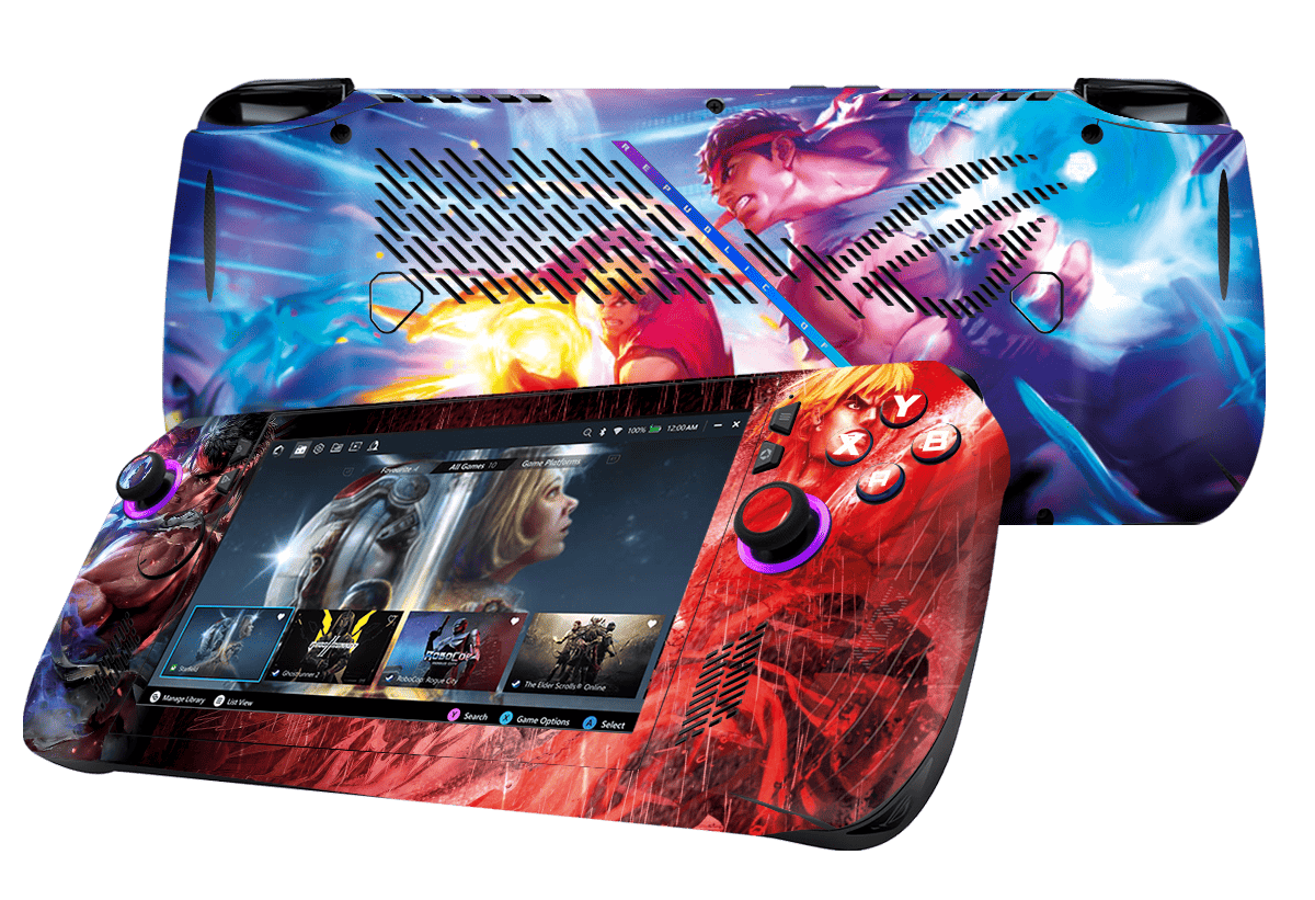 Skin para ASUS Rog Ally X edición Street Fighter – Xonebrand