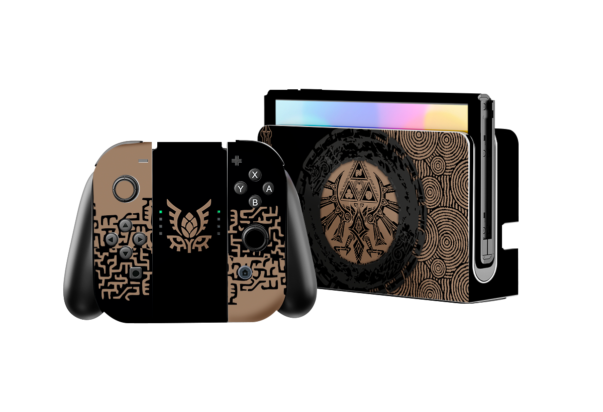 Zelda tears of the kingdom Skin Nintendo Switch OLED (2021) Xonebrand
