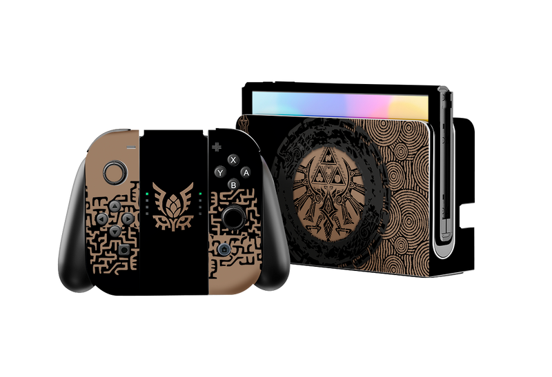 Zelda tears of the kingdom Skin Nintendo Switch OLED (2021) Xonebrand