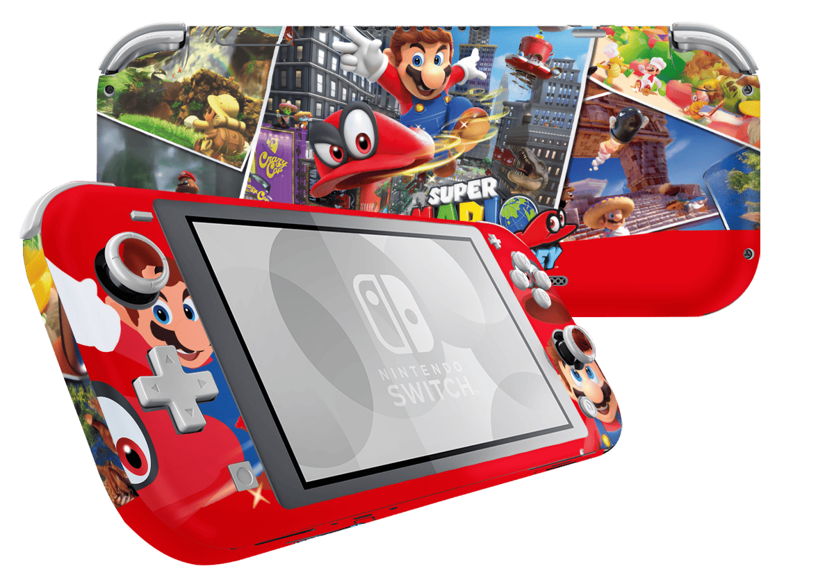 Super Mario Odyssey Nintendo Switch Lite Skin