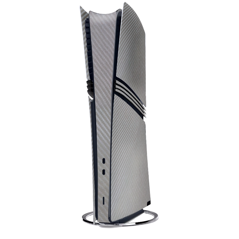 Fibra Carbono Gris Skin Playstation 5 Pro Xonebrand