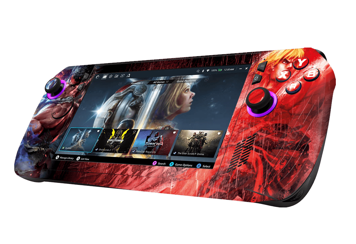 Skin para ASUS Rog Ally X edición Street Fighter – Xonebrand